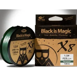 Bim Tackle Tresse Black Is Magic Mossgreen - 130M * Fils - Tresses - Bdl Carnassier|Tresses - Fils - Bdl Mer
