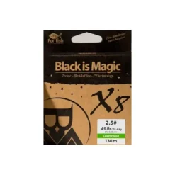 Bim Tackle Tresse Black Is Magic Chartreuse - 130M * Fils - Tresses - Bdl Carnassier|Tresses - Fils - Bdl Mer