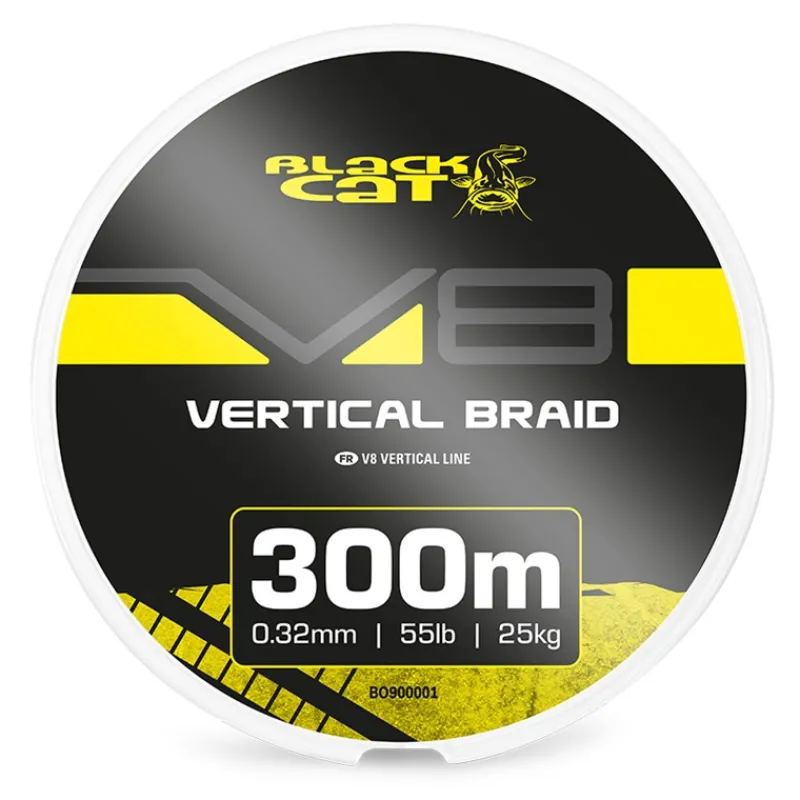 Black Cat Tresse V8 Vertical Braid - 300M * Fils - Tresses Silure