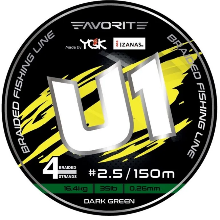 Tresse Favorite U1 - Vert Foncé - 150M