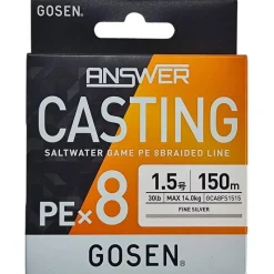 Gosen Tresse Answer Casting X8 - 200M * Tresses - Fils - Bdl Mer
