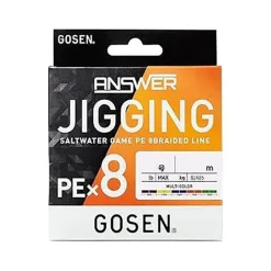 Gosen Tresse Answer Jigging X8 - 400M * Tresses - Fils - Bdl Mer