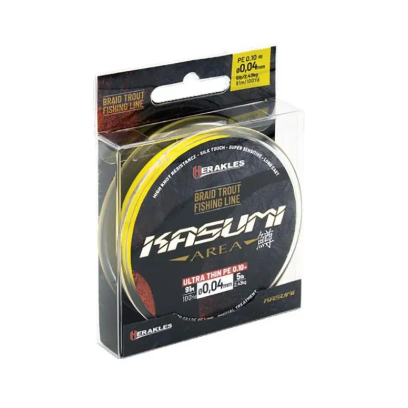 Herakles Tresse Kasumi Braid Yellow - 91M * Fils Truite