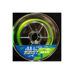 Intech Tresse First Braid X4 - Vert - 100M * Fils - Tresses - Bdl Carnassier|Tresses - Fils - Bdl Mer