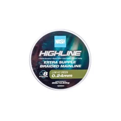 Nash Tresse Highline Floating Braid Green - 1200M * Fils - Tresses Carpe