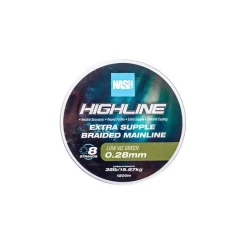 Nash Tresse Highline Floating Braid Green - 1200M * Fils - Tresses Carpe
