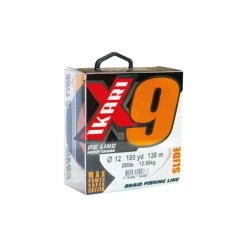 Powerline Tresse Ikari X9 Orange - 135M * Fils - Tresses - Bdl Carnassier