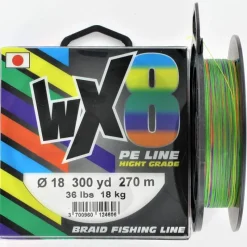 Powerline Tresse Wx8 Multicolor - 135M * Fils - Tresses - Bdl Carnassier