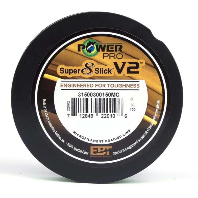 Power Pro Tresse Sup 8 Slick V2 - 275M - Aqua Green * Fils - Tresses Carpe|Fils - Tresses - Bdl Carnassier