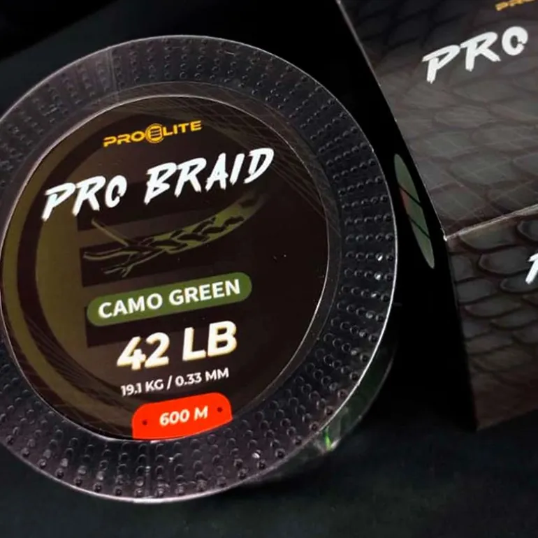 Tresse Pro Elite Baits Pro Braid Camo Green - 600M