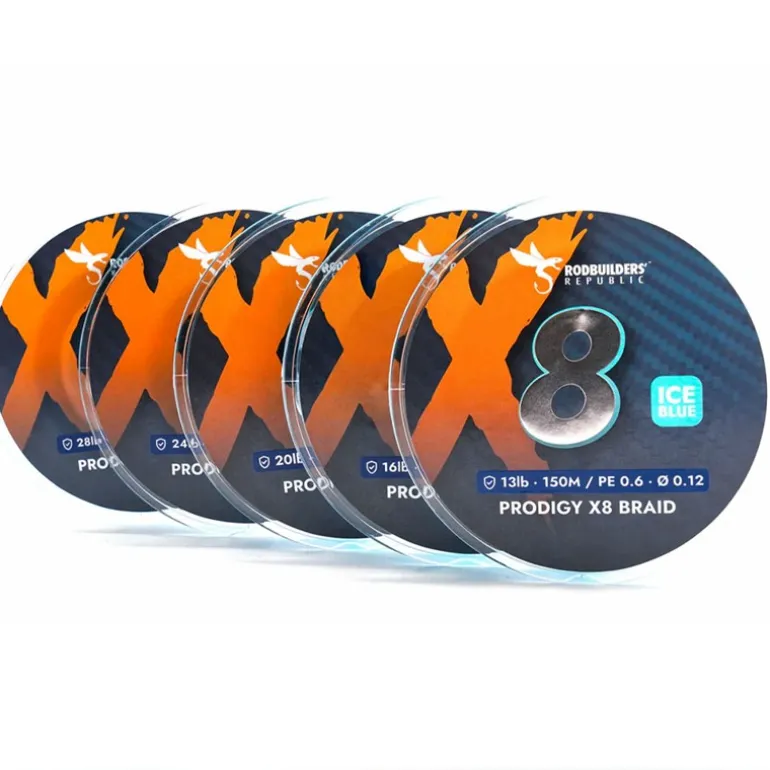 Tresse Rodbuilders Republic Prodigy X8 Braid - Multi - 300M