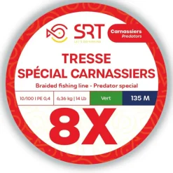 SRT Tresse 8X - Moss Green - 270M * Fils - Tresses - Bdl Carnassier