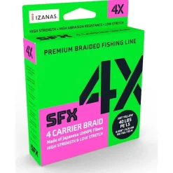 Sufix Tresse Sfx 4X Hot Yellow - 275M * Fils - Tresses Carpe