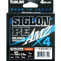 Sunline Tresse Siglon Amz 4X - 150M * Fils - Tresses - Bdl Carnassier|Tresses - Fils - Bdl Mer
