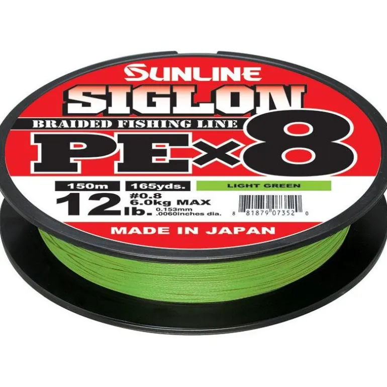 Tresse Sunline Siglon Braid Pe 8X Vert Clair - 150M