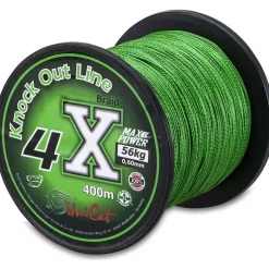 UniCat Tresse Knock Out Line 4X - 400M * Fils - Tresses Silure