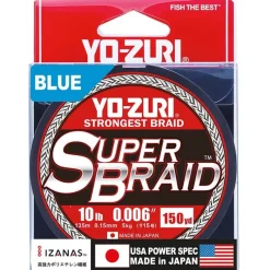 Yo-Zuri Tresse Super Braid Bleu - 137M * Tresses - Fils - Bdl Mer