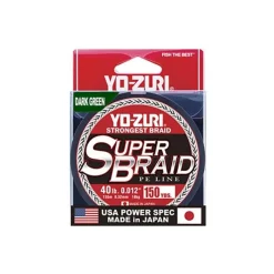 Yo-Zuri Tresse Super Braid Vert - 137M * Tresses - Fils - Bdl Mer