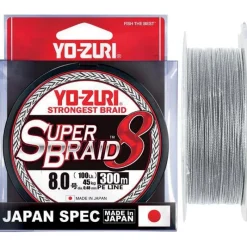 Yo-Zuri Tresse Superbraid 8X Argent - 150M * Fils - Tresses - Bdl Carnassier|Tresses - Fils - Bdl Mer
