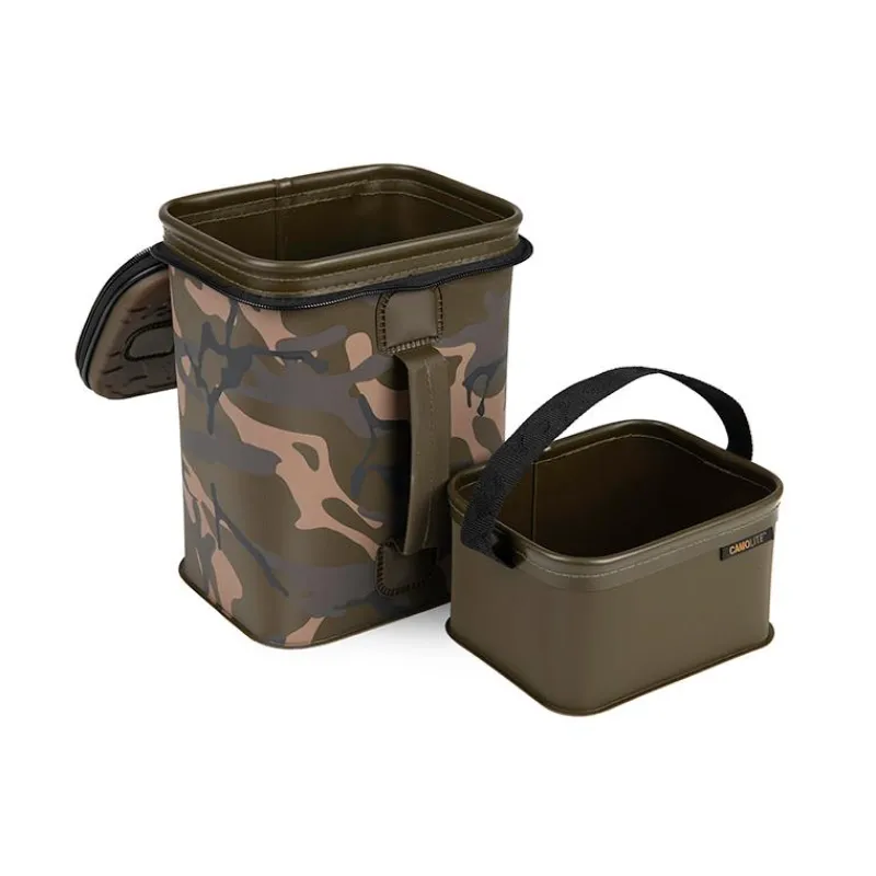 Fox Trousse À Accessoires Aquos Camolite Multi Bag With Insert * Bagagerie Carnassier