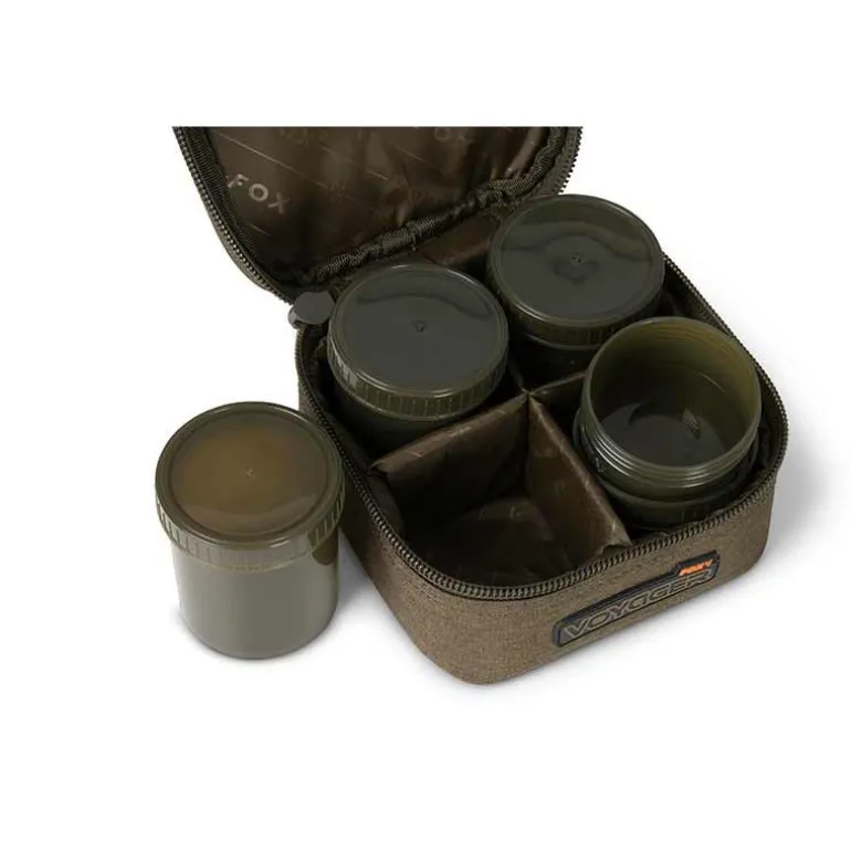 Trousse À Appâts Fox Voyager Pot Hookbait Case