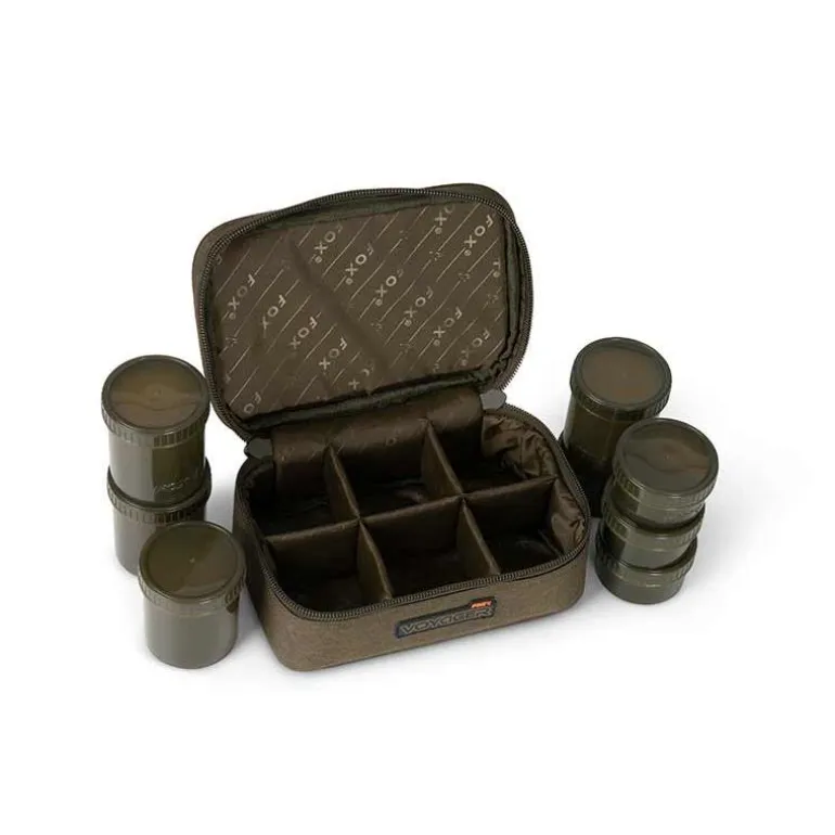 Trousse À Appâts Fox Voyager Pot Hookbait Case