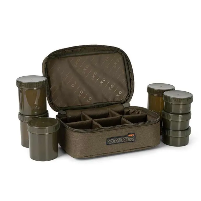 Trousse À Appâts Fox Voyager Pot Hookbait Case