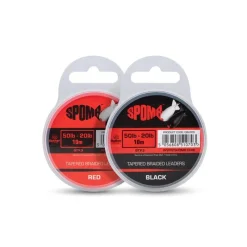 Spomb Tête De Ligne Conique Tapered Braided Leaders - 10M * Fils - Tresses Carpe