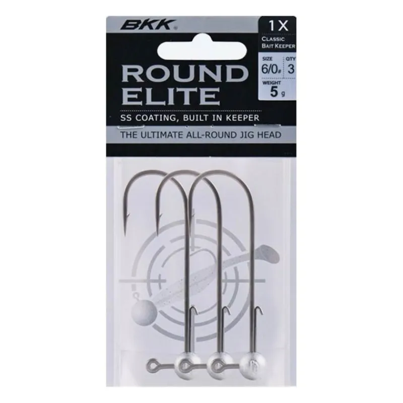 BKK Tête Plombée Round Elite-Classic Bait Keeper * Têtes Plombées