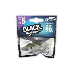 Fiiish Tête Plombée Black Minnow Deep * Têtes Plombées|Têtes Plombées