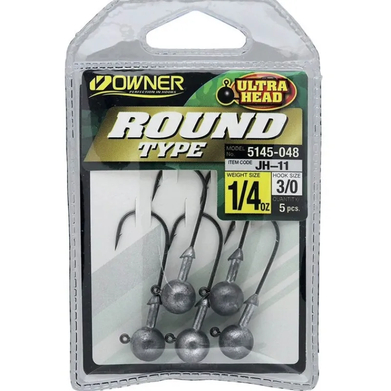 Owner Tête Plombée Round Jig Head * Têtes Plombées|Têtes Plombées