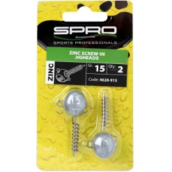 Spro Tête Plombée Zinc Screw-In Jigheads * Têtes Plombées|Petit Matériel