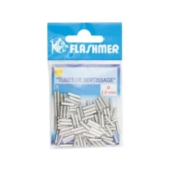 Flashmer Tube De Sertissage Simple Sleeve - Par 100 * Montage Ligne