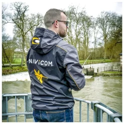 Navicom Veste De Pluie Homme 2026 - Noir/Gris * Vestes De Pêche