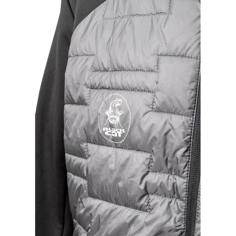 Black Cat Veste Homme Cat Shield Hybrid Top - Gris/Noir * Vestes De Pêche