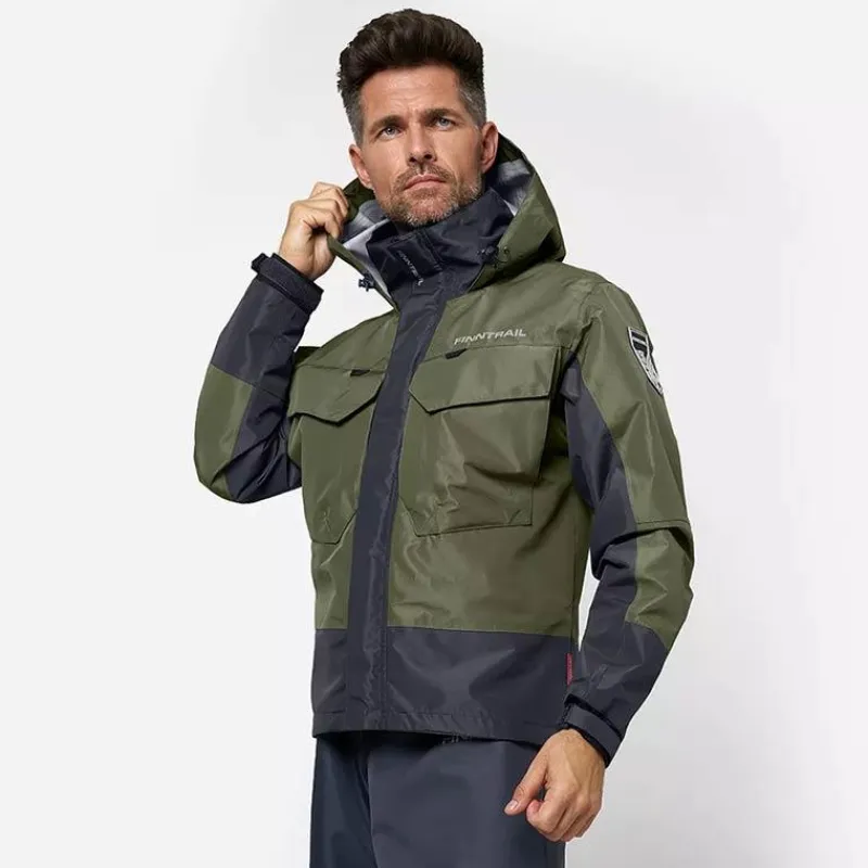 Finntrail Veste Homme Coaster - Kaki * Vestes De Pêche