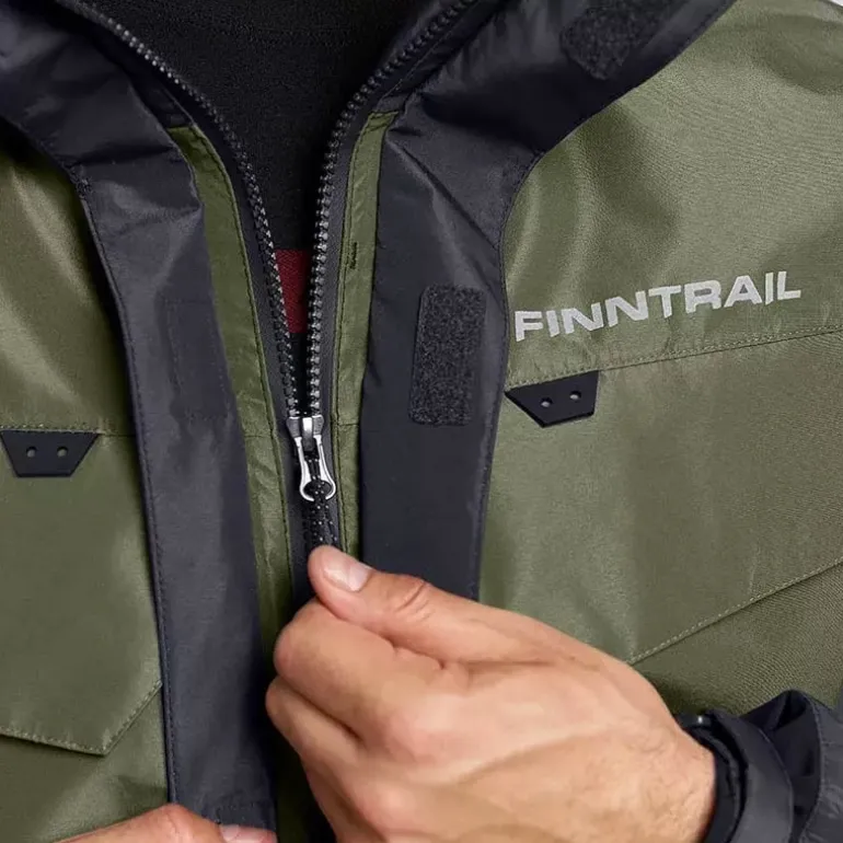 Veste Homme Finntrail Imperméable Coaster - Khaki