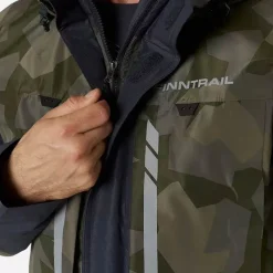 Finntrail Veste Homme Imperméable Greenwood - Camo Shadow Green * Vestes De Pêche