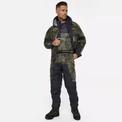 Finntrail Veste Homme Imperméable Greenwood - Camo Shadow Green * Vestes De Pêche