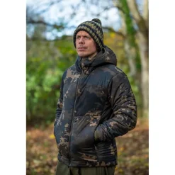 Korda Veste Homme Insulated Hooded Jacket - Dark Camo * Vestes De Pêche