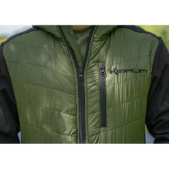Korum Veste Homme Thermashell Thermique - Vert/Noir * Vestes De Pêche