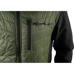 Korum Veste Homme Thermashell Thermique - Vert/Noir * Vestes De Pêche