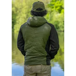 Korum Veste Homme Thermashell Thermique - Vert/Noir * Vestes De Pêche