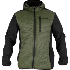 Korum Veste Homme Thermashell Thermique - Vert/Noir * Vestes De Pêche