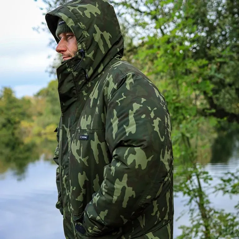 Veste Homme Sonik Heavy Weight Padded Jacket Camo - Vert