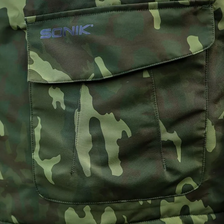 Veste Homme Sonik Heavy Weight Padded Jacket Camo - Vert