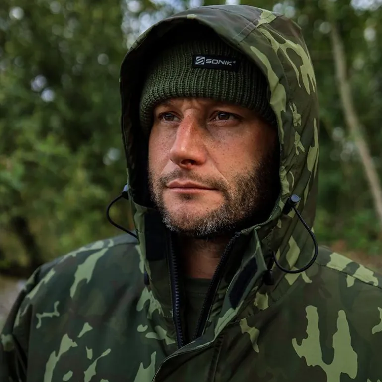 Veste Homme Sonik Heavy Weight Padded Jacket Camo - Vert