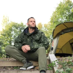 Sonik Veste Homme Lightweight Jacket Camo - Vert * Vestes De Pêche