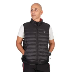 Fox Rage Veste Sans Manche Homme Pro Series Reversible Lightweight Quilted Gilet - Noir/Rouge * Vestes De Pêche