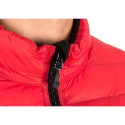 Fox Rage Veste Sans Manche Homme Pro Series Reversible Lightweight Quilted Gilet - Noir/Rouge * Vestes De Pêche
